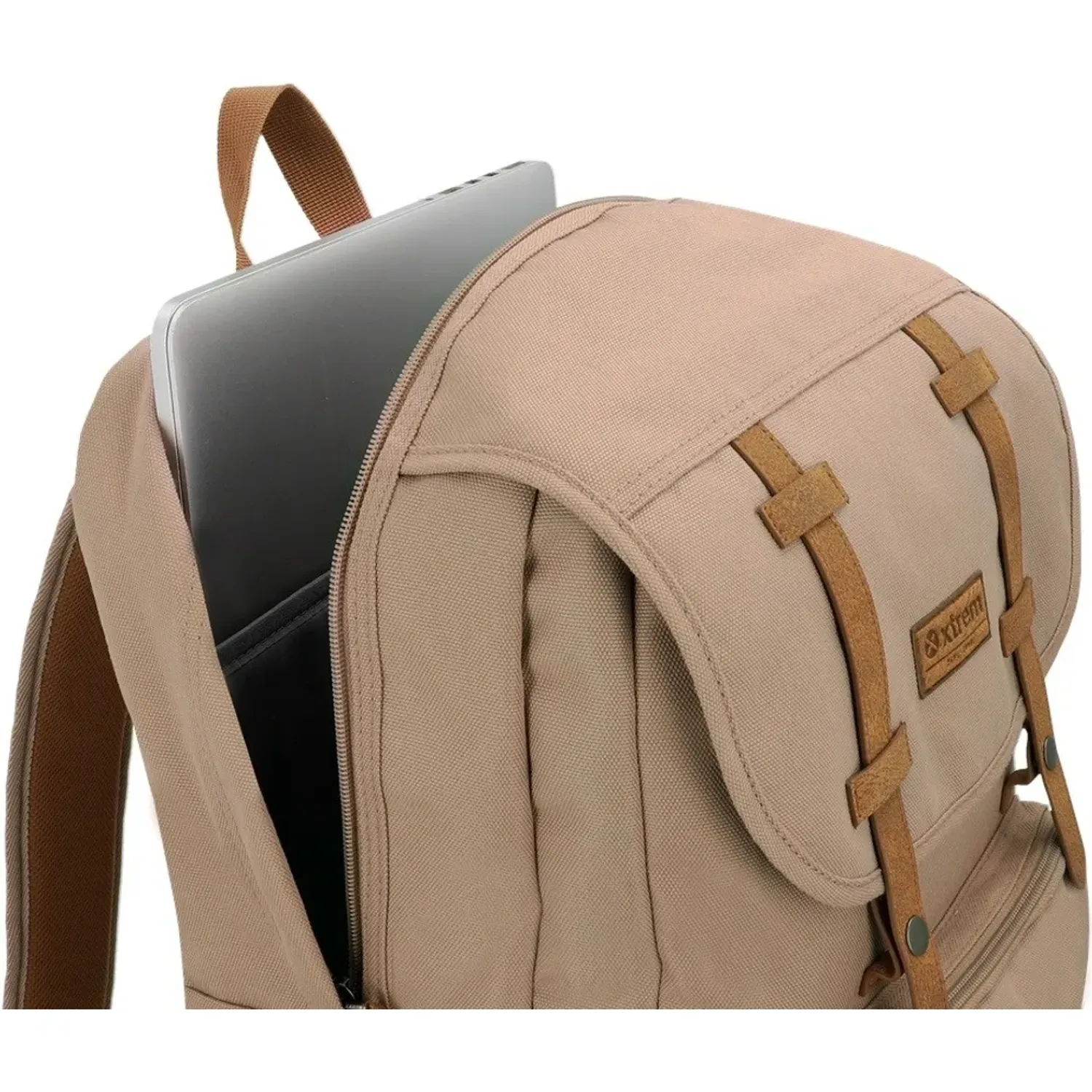 Mochila Xtrem Para Laptop Unisex 16plg Straps 2.0 6xt color beige | Platanitos