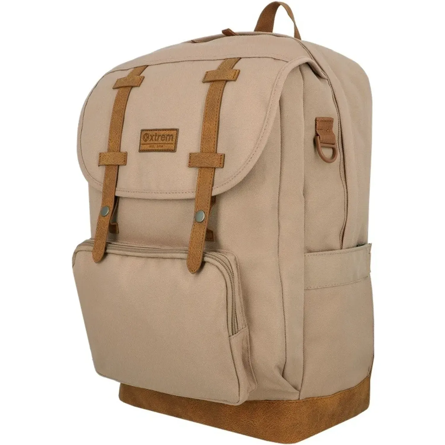 Mochila Xtrem Para Laptop Unisex 16plg Straps 2.0 6xt color beige | Platanitos