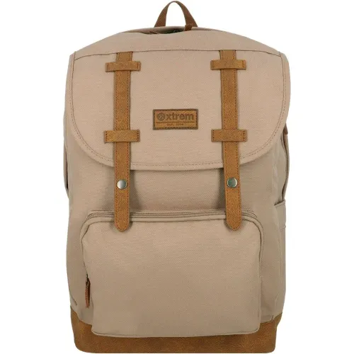 Mochila Xtrem Para Laptop Unisex 16plg Straps 2.0 6xt color beige | Platanitos