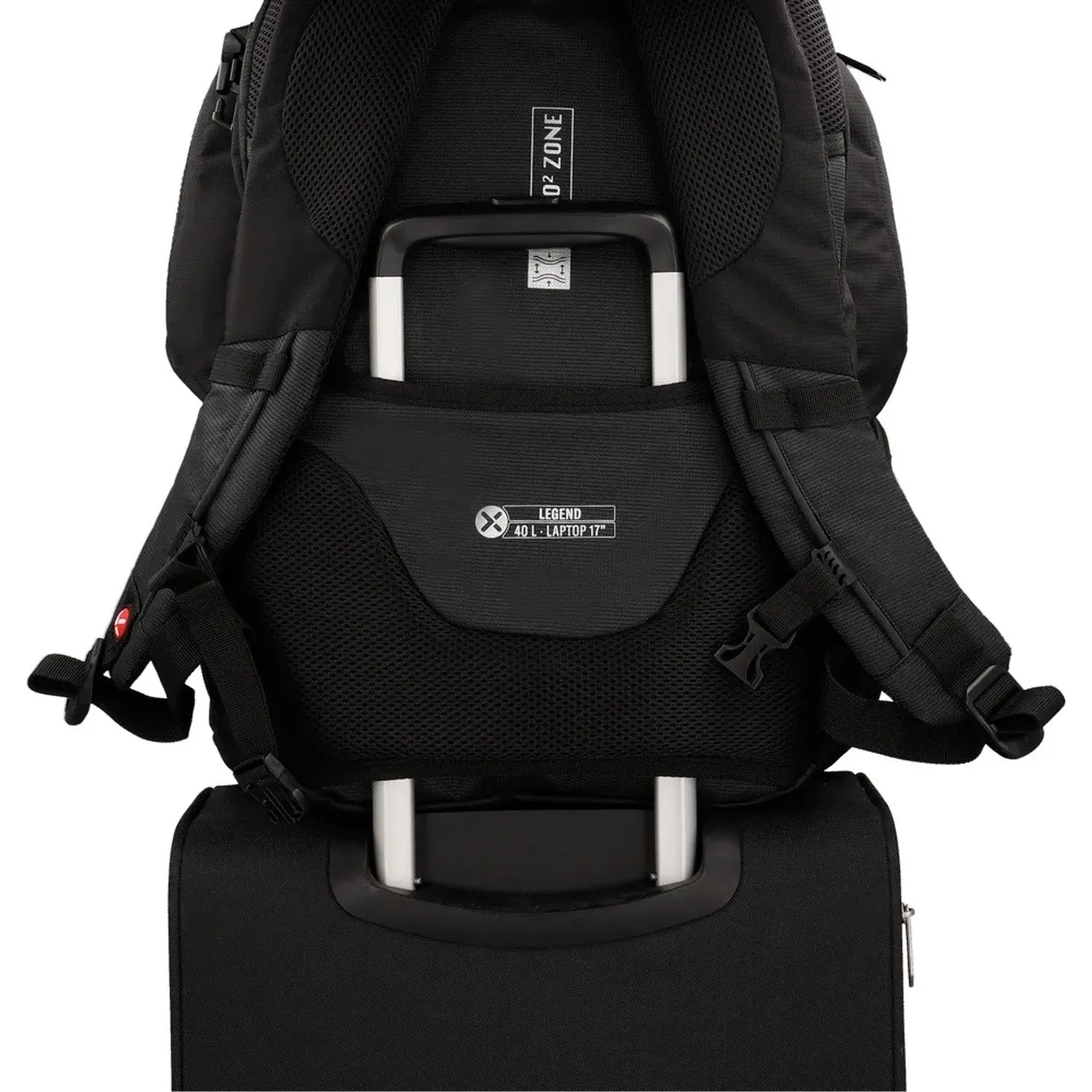 Mochila Xtrem Para Laptop Unisex 17plg Legend 6xt color negro | Platanitos
