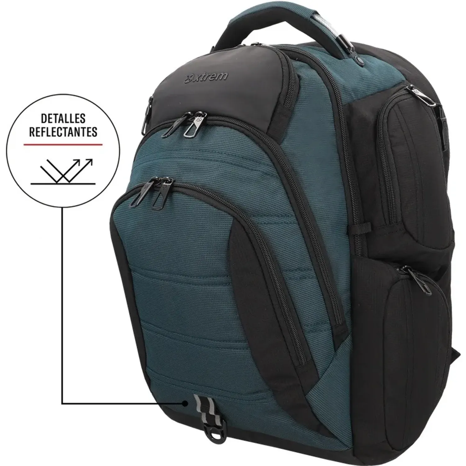Mochila Xtrem Para Laptop Unisex 17plg Legend 6xt color azul | Platanitos