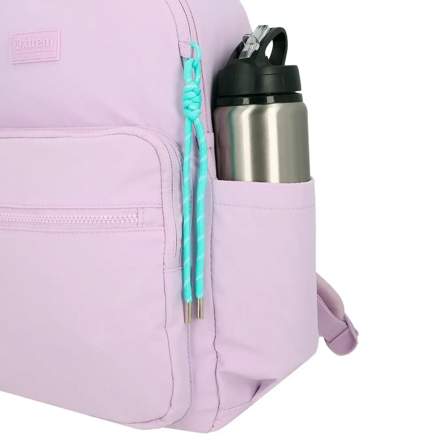 Mochila Xtrem Para Laptop Unisex Unisex 14plg Brighton 6xt color morado | Platanitos