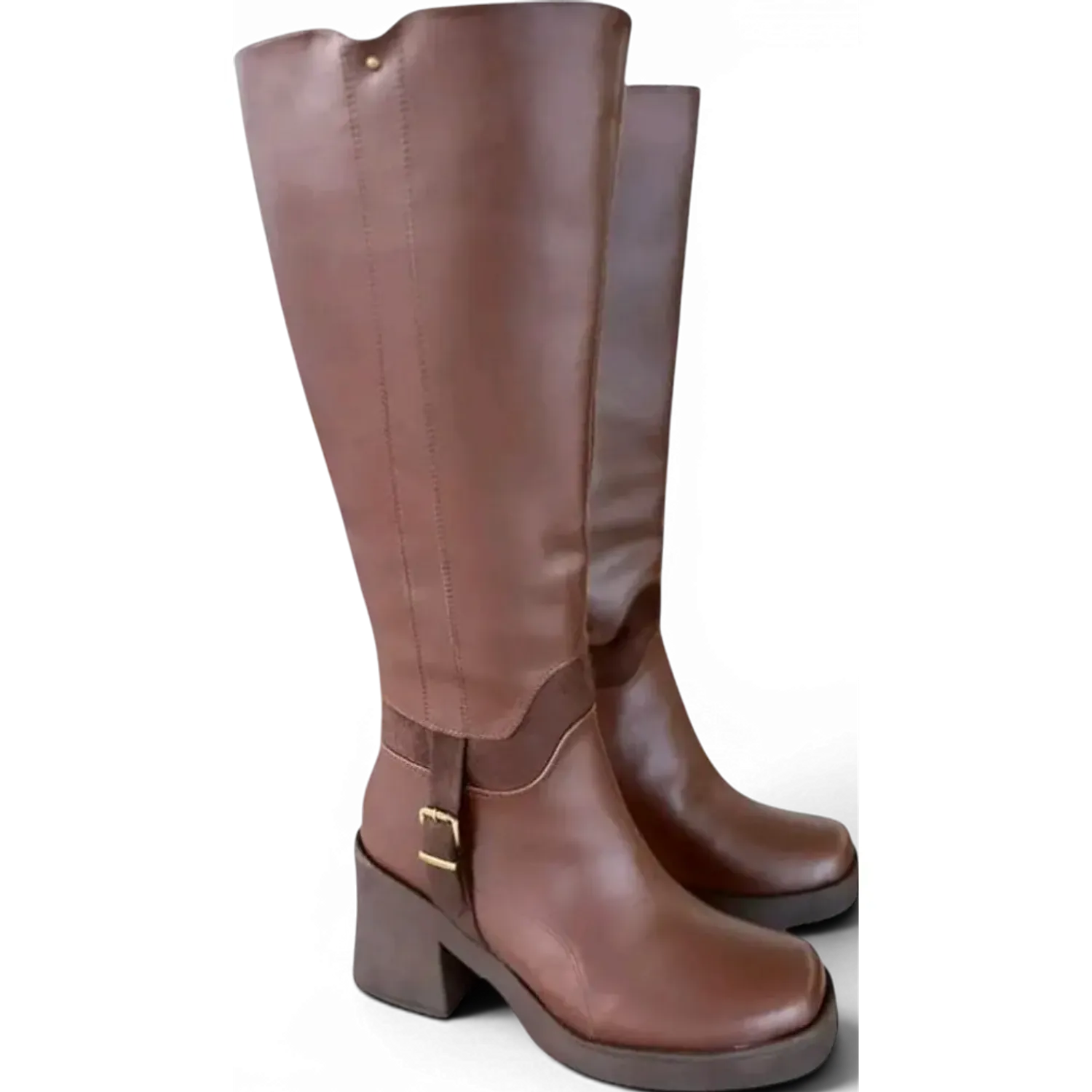 Bota Yomar Casual Mujer Futuro color chocolate | Platanitos