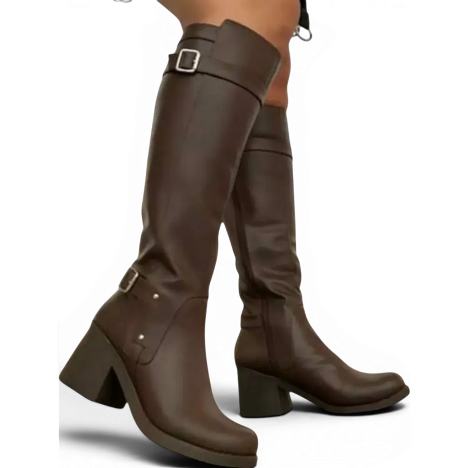 Bota Yomar Casual Mujer Potra color chocolate | Platanitos