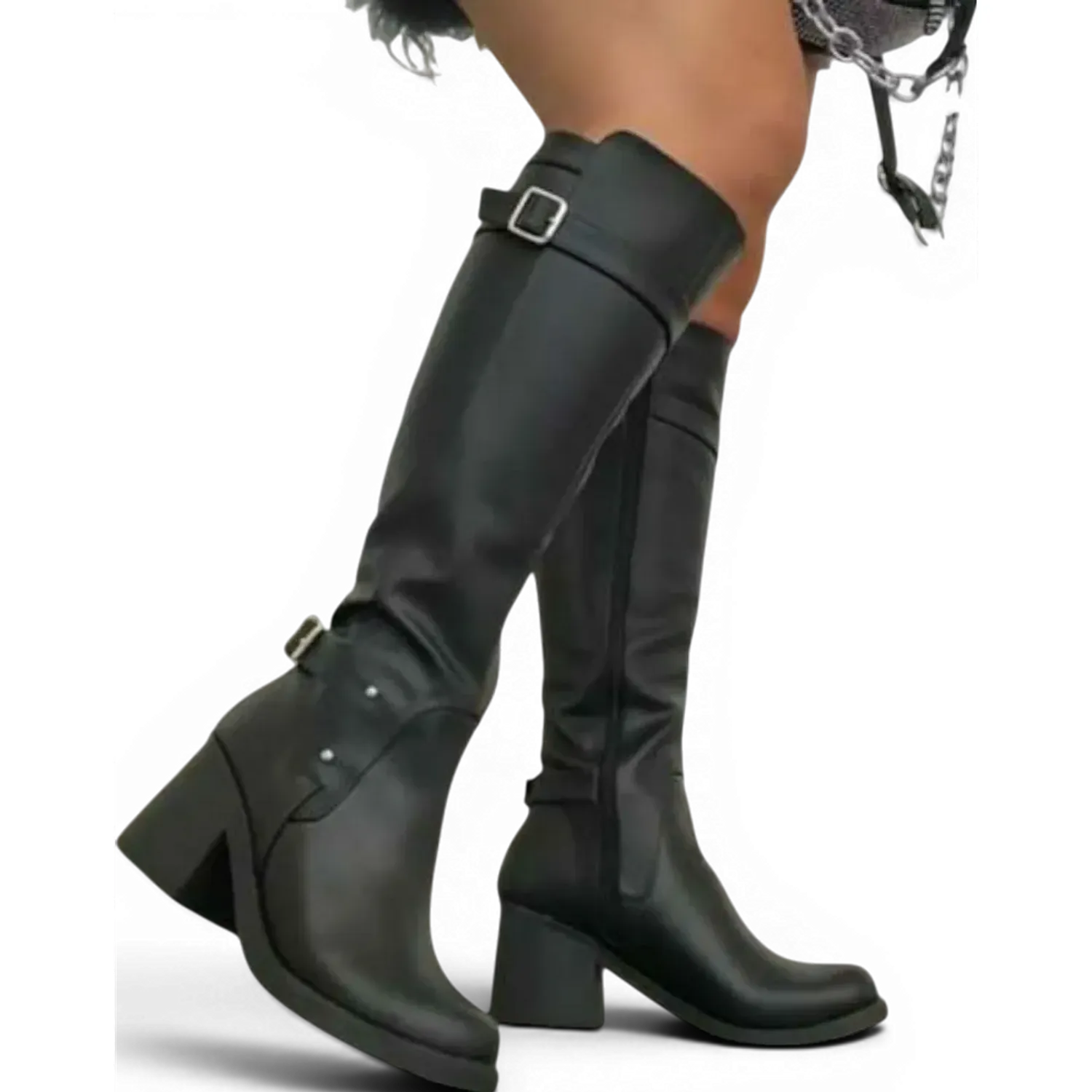 Bota Yomar Casual Mujer Potra color negro | Platanitos