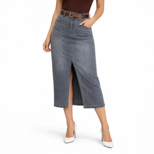 COTTONS JEANS Falda Midi Mujer Irlanda