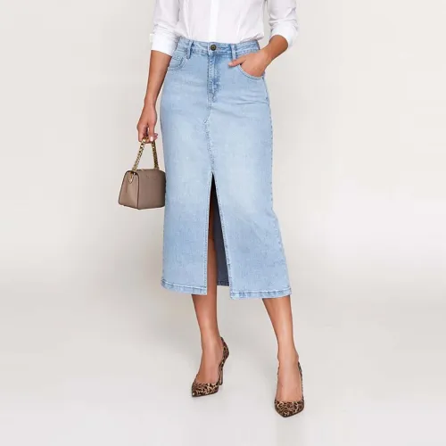 COTTONS JEANS Falda Midi Mujer Irlanda