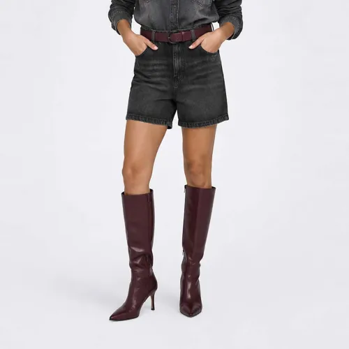 Biker Cottons Jeans Para Mujer Adela color negro | Platanitos