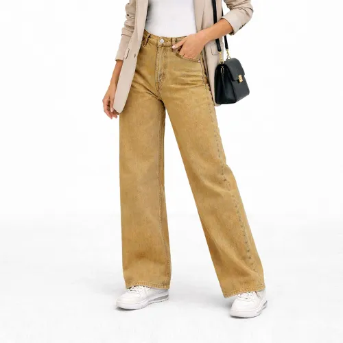 Jean Cottons Jeans Wide Leg Para Mujer Duna | Platanitos