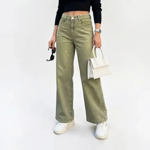 Jean Cottons Jeans Wide Leg Para Mujer Duna | Platanitos