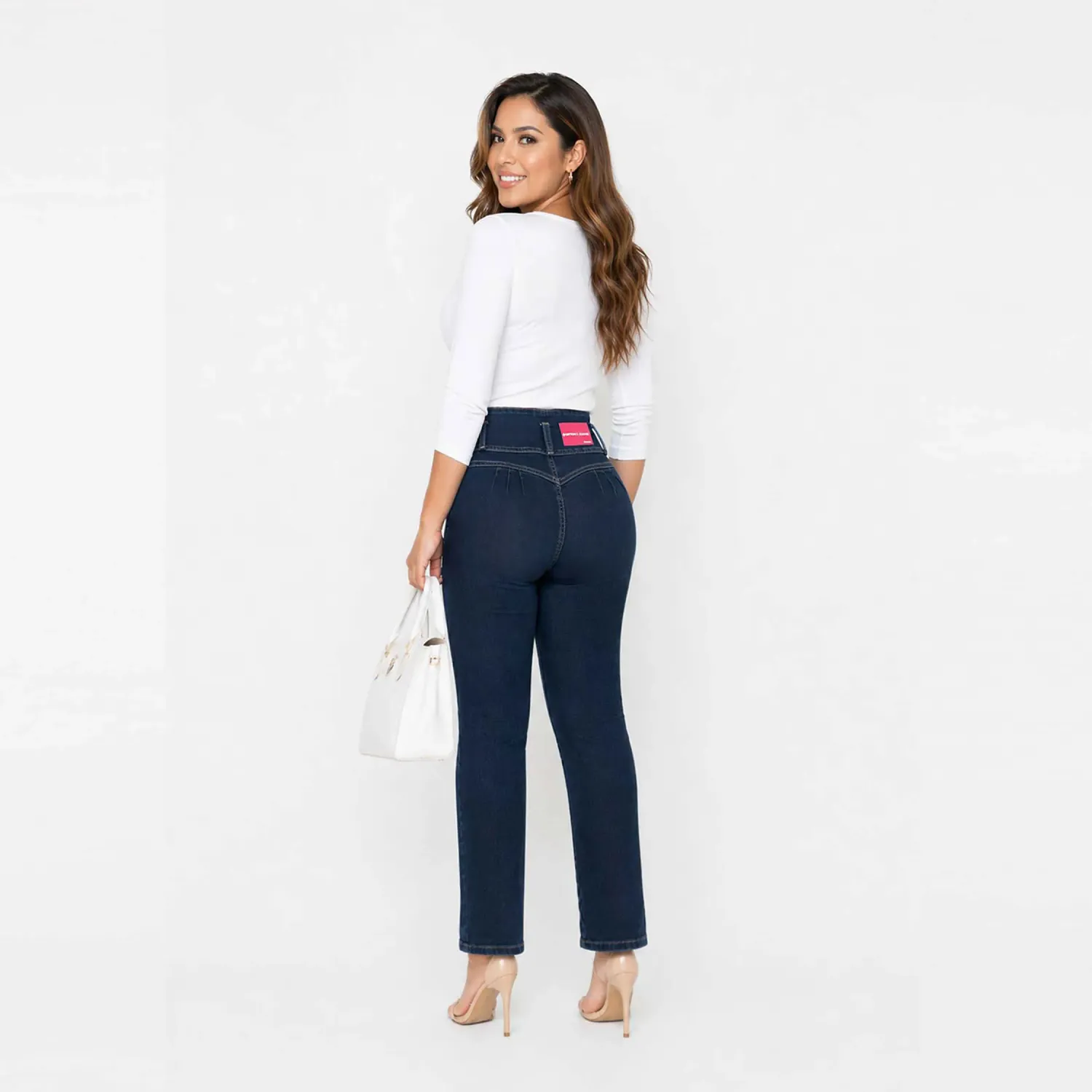 COTTONS JEANS Jean Cottons Jeans Slim Para Mujer Eli color azul | Platanitos