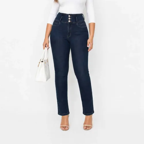 Jean Cottons Jeans Slim Para Mujer Eli color azul | Platanitos