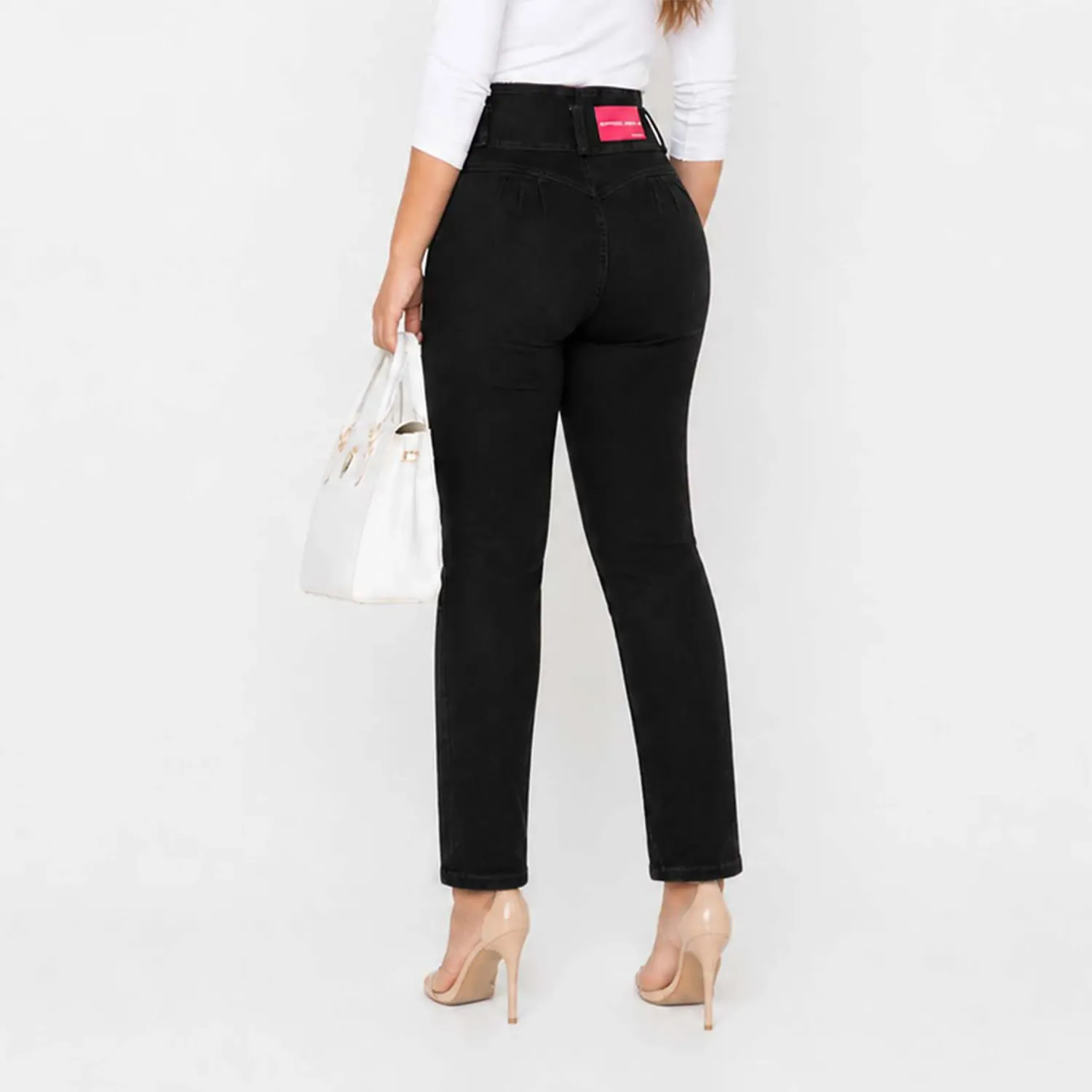 Jean Cottons Jeans Slim Para Mujer Eli color negro | Platanitos