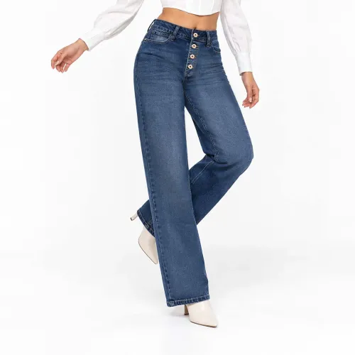 COTTONS JEANS Jean Straight Para Mujer Kathe Tall