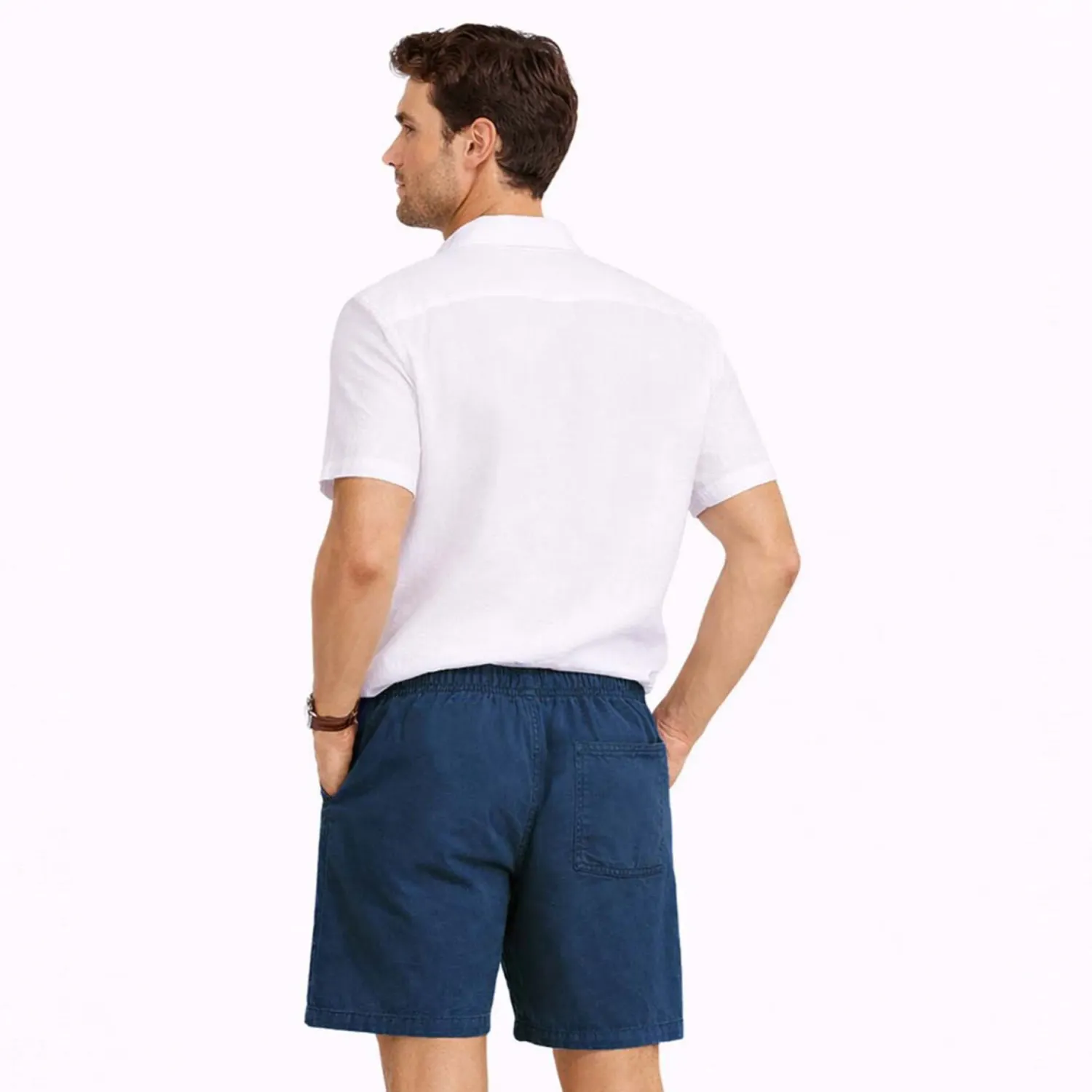 COTTONS JEANS Bermuda Cottons Jeans Para Hombre Pablo color azul | Platanitos