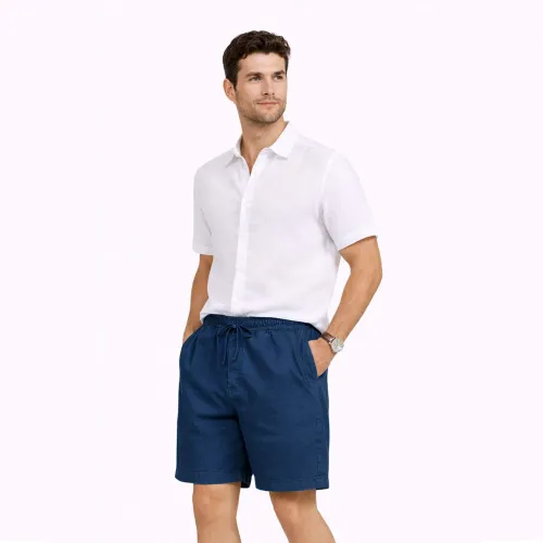 Bermuda Cottons Jeans Para Hombre Pablo color azul | Platanitos