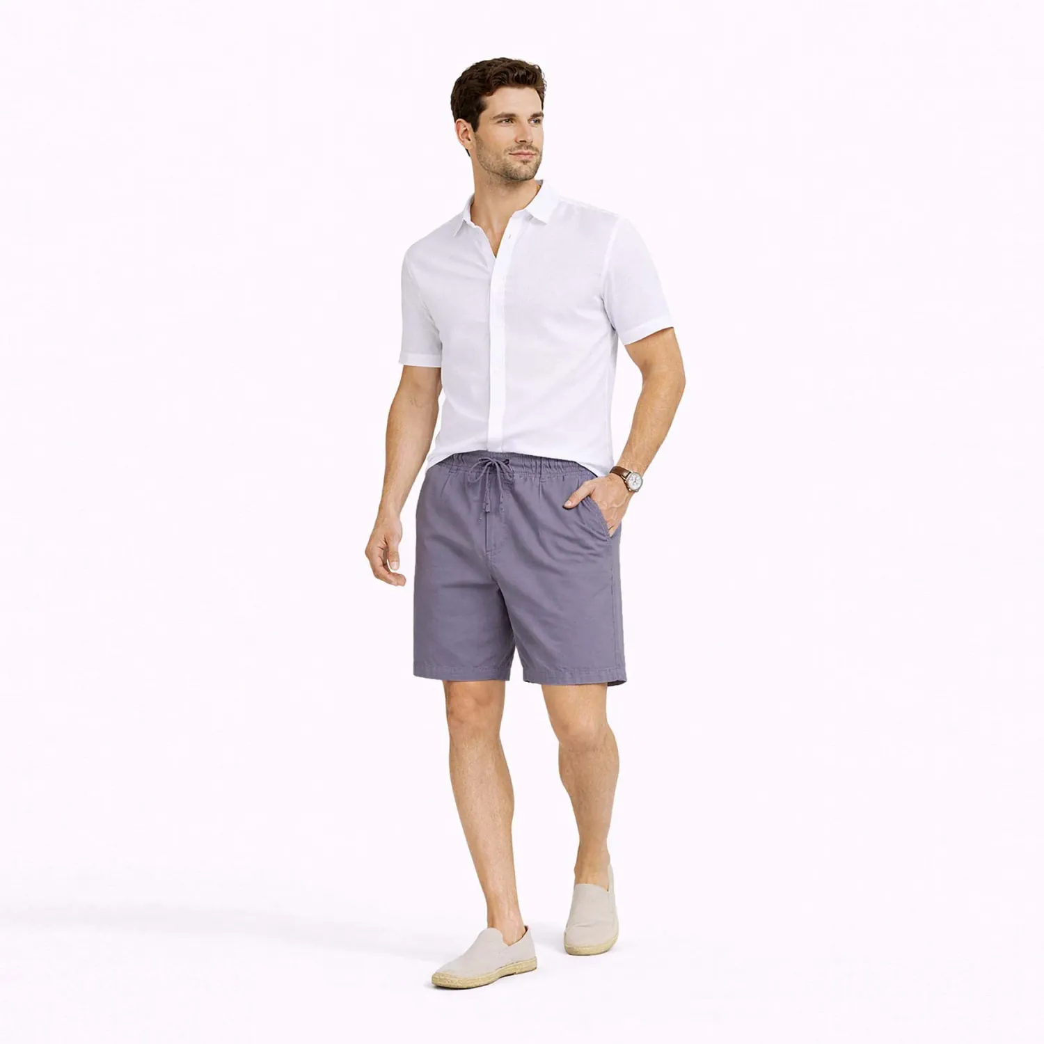 COTTONS JEANS Bermuda Cottons Jeans Para Hombre Pablo color gris | Platanitos
