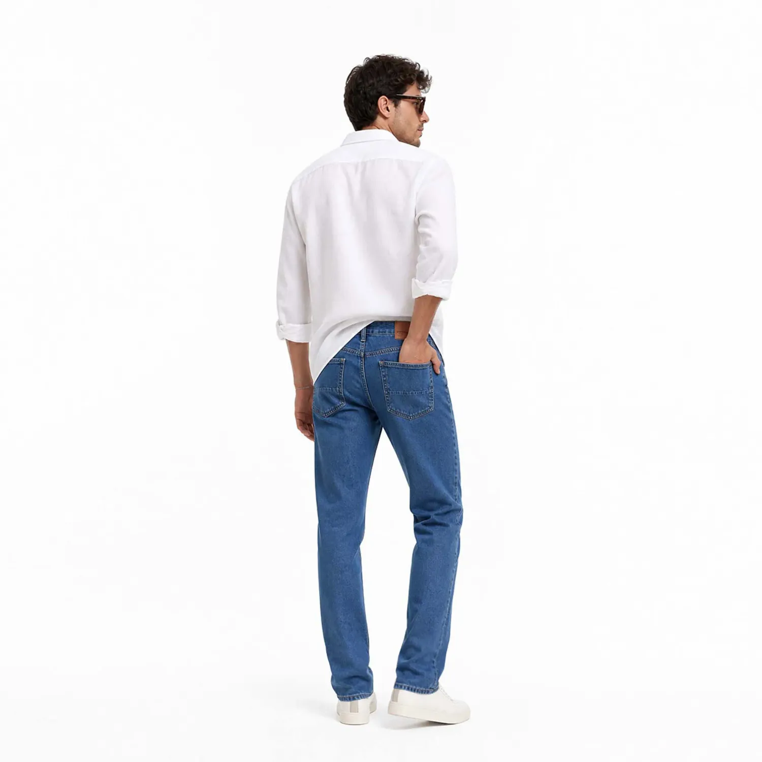 COTTONS JEANS Jean Cottons Jeans Slim Para Hombre Adrian Petite color azul | Platanitos