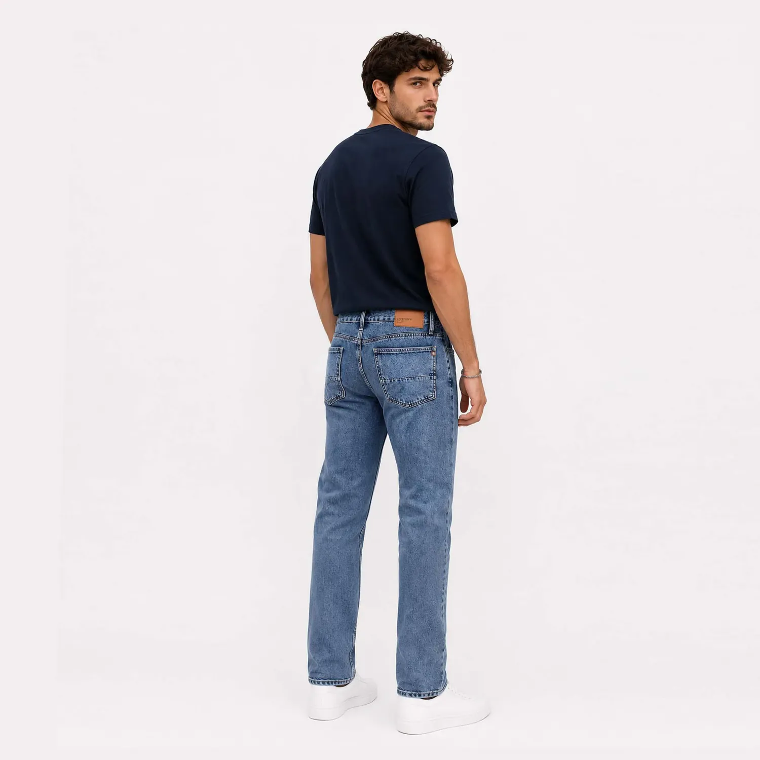COTTONS JEANS Jean Cottons Jeans Slim Para Hombre Adrian Regular color azul claro | Platanitos