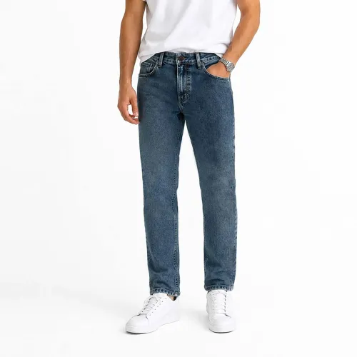 Jean Cottons Jeans Slim Para Hombre Adrian Regular color gris | Platanitos