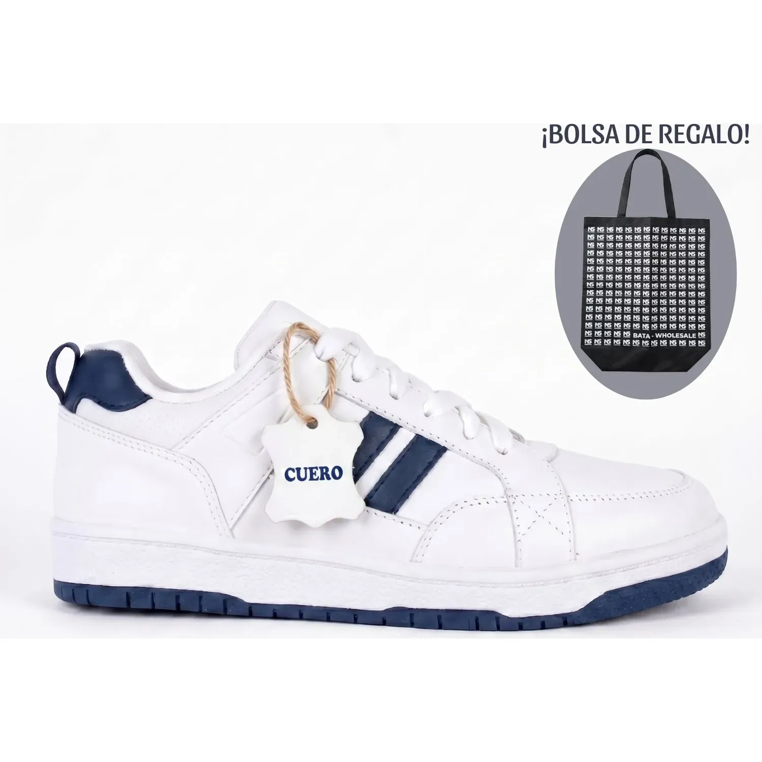 North Star Zapatillas North Star Urbanas Hombre Compas White color blanco / azul | Platanitos