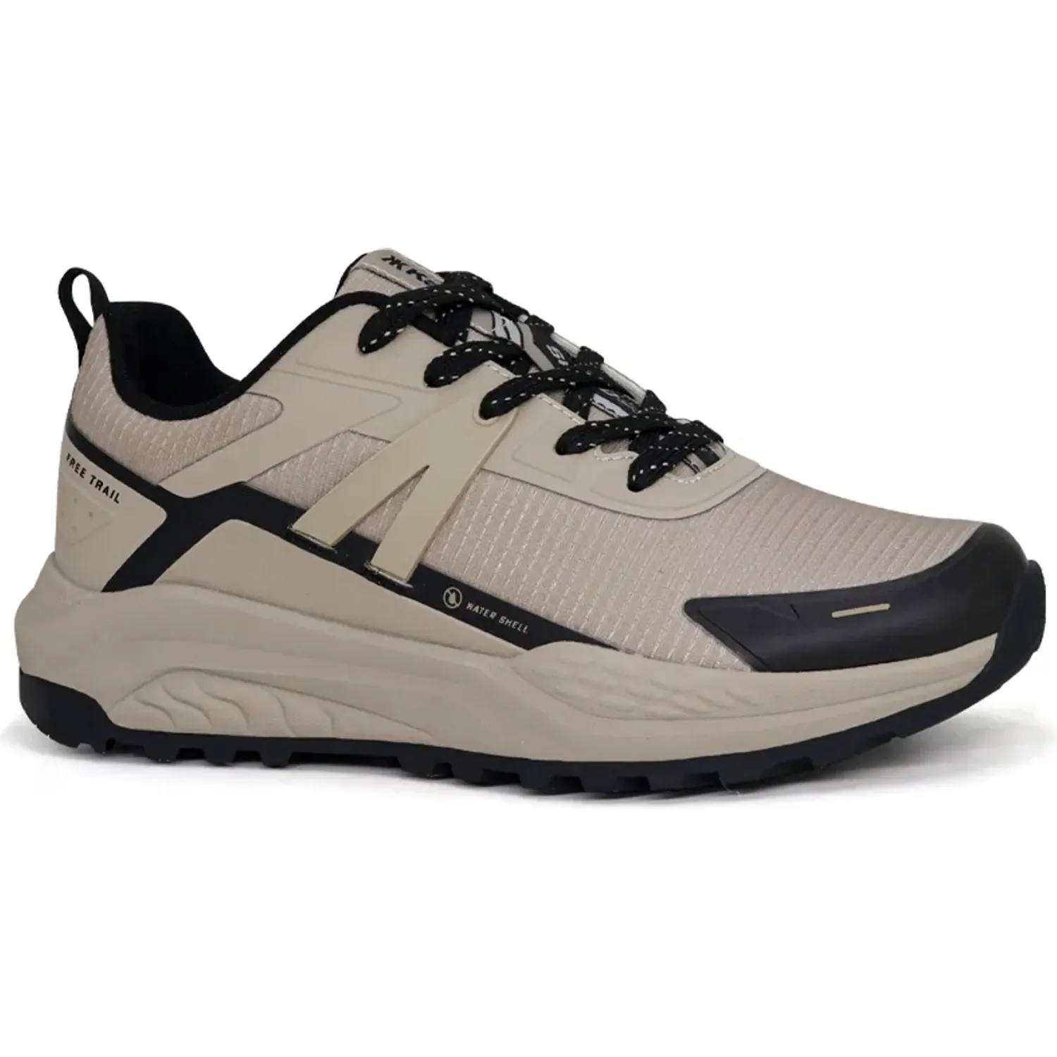 KAIDA Zapatillas Kaida Running Mujer 1770-M26q2-B color beige/negro | Platanitos