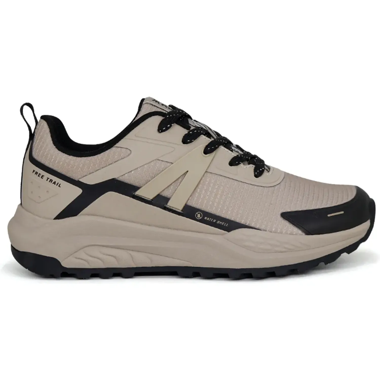 KAIDA Zapatillas Kaida Running Mujer 1770-M26q2-B color beige/negro | Platanitos