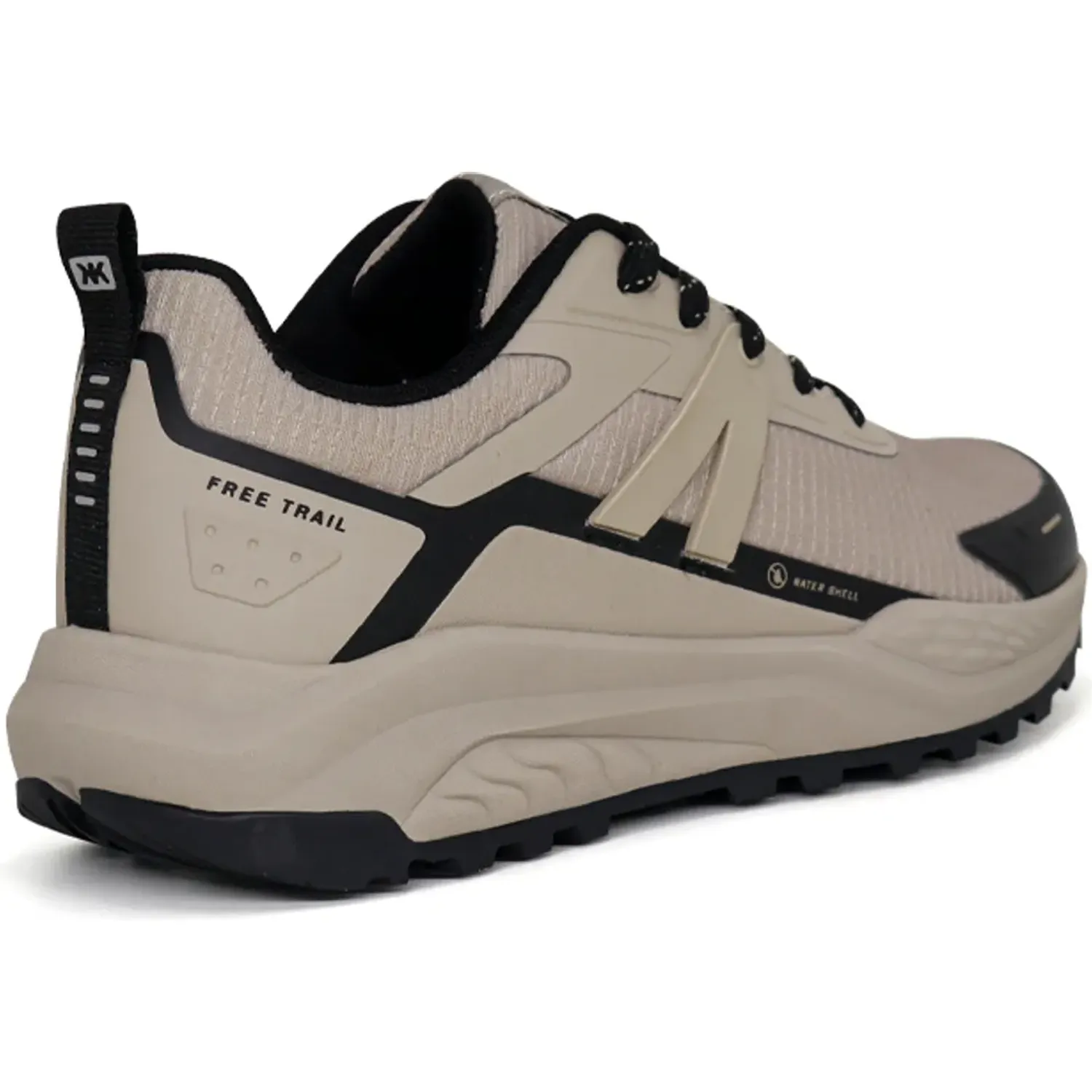 KAIDA Zapatillas Kaida Running Mujer 1770-M26q2-B color beige/negro | Platanitos