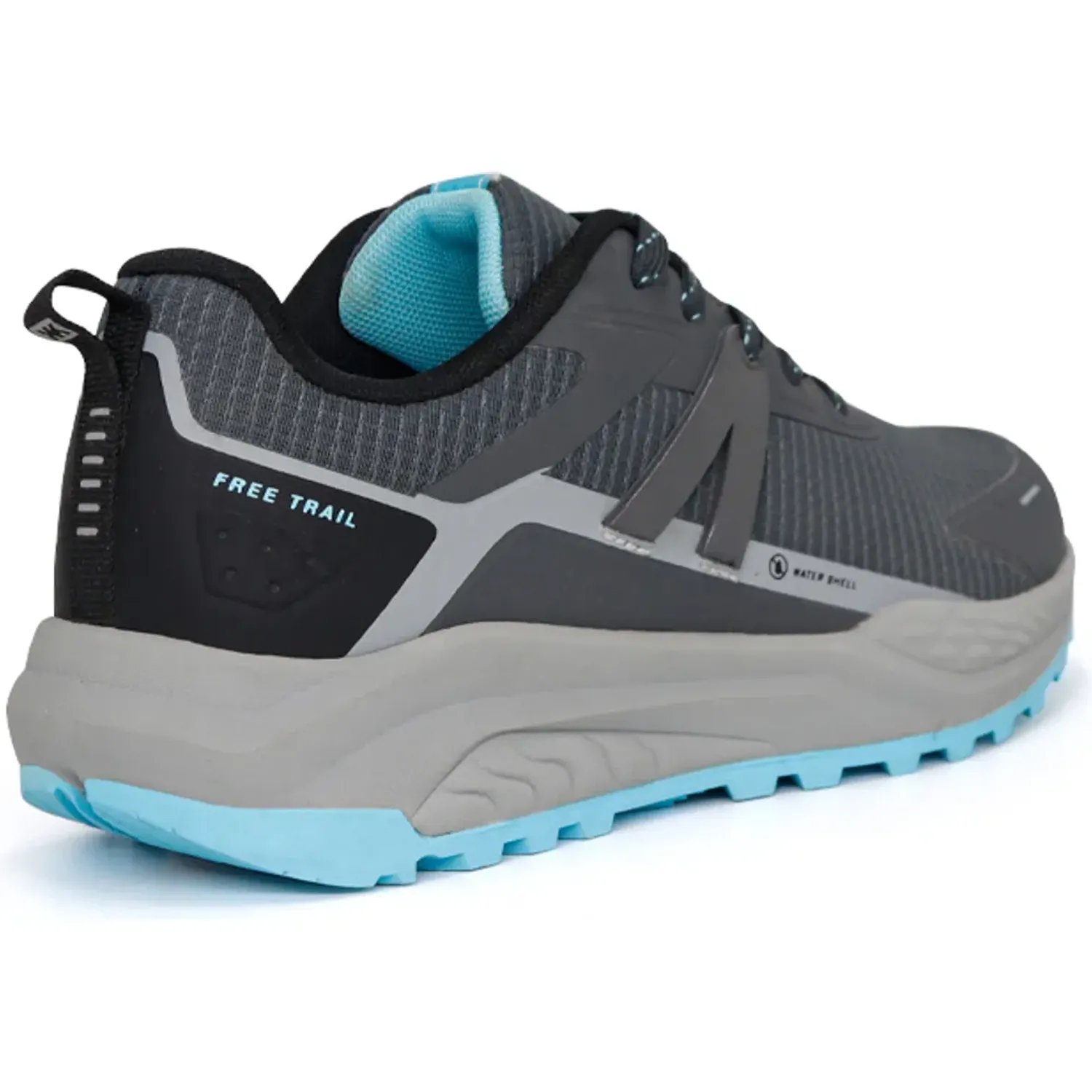 Zapatillas Kaida Running Mujer 1770-M26q2-G color gris / turquesa | Platanitos