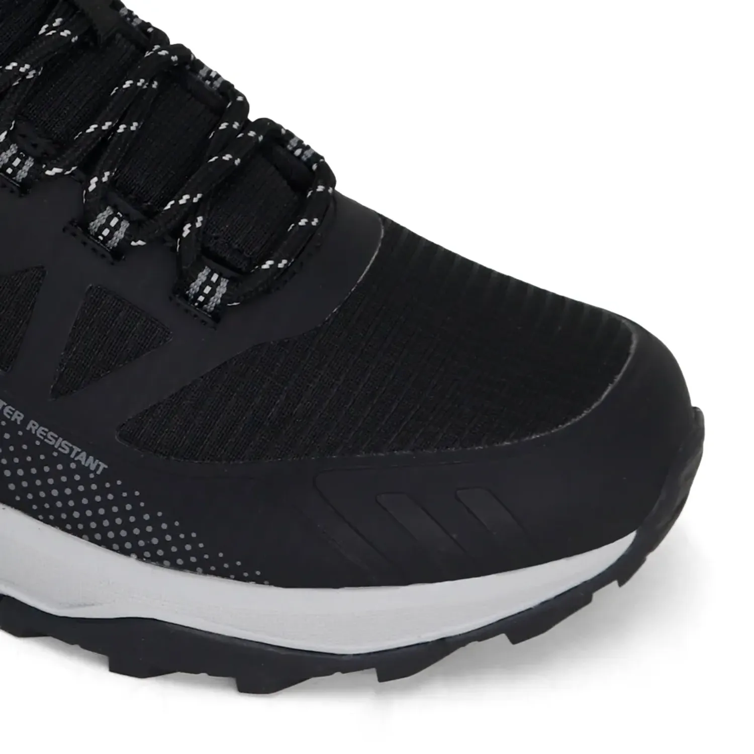 Botines Kaida Outdoor  Mujer 1736-M26q2-N color negro/gris | Platanitos