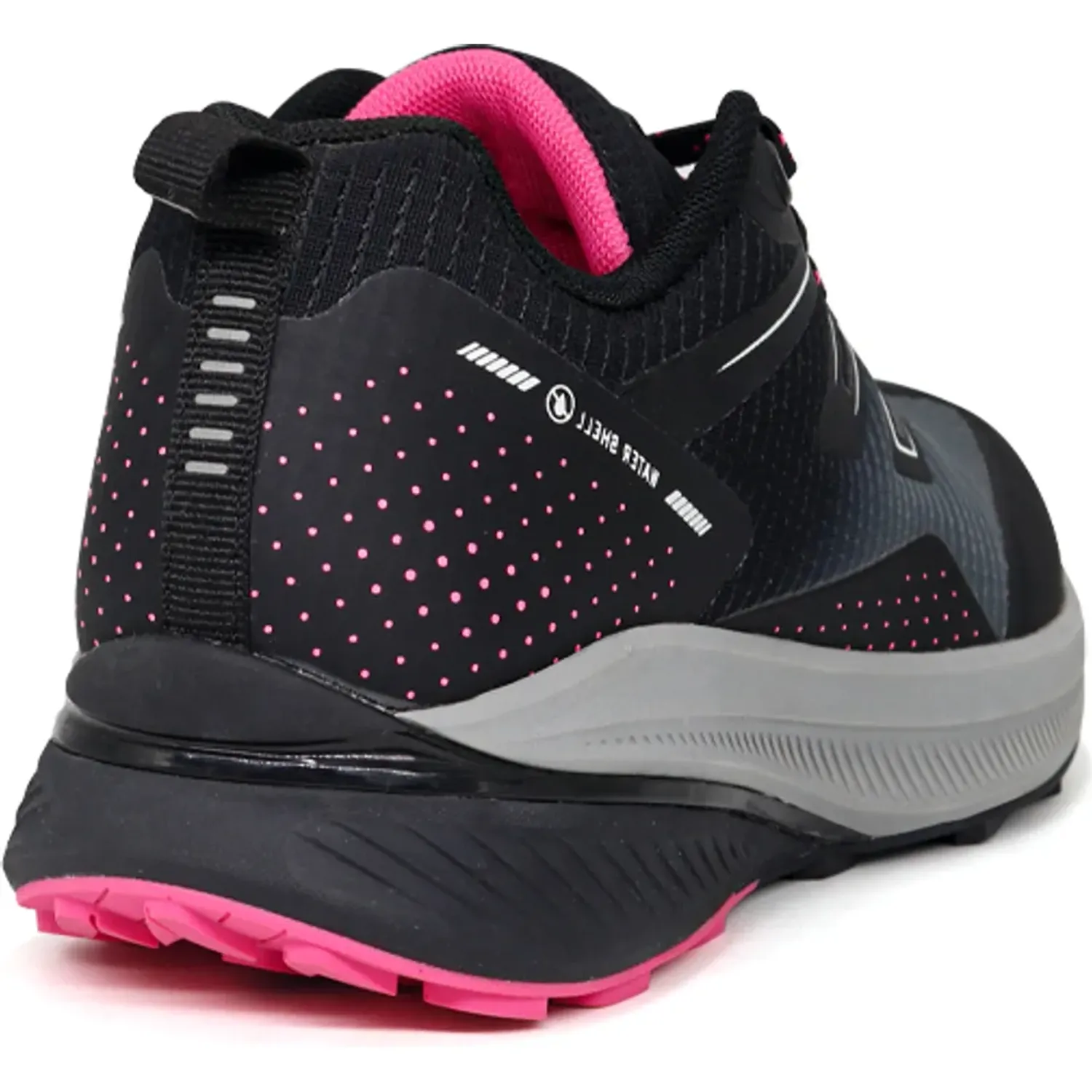 KAIDA Zapatillas Kaida Running Mujer 1771-M26q2-G color gris/negro/fucsia | Platanitos