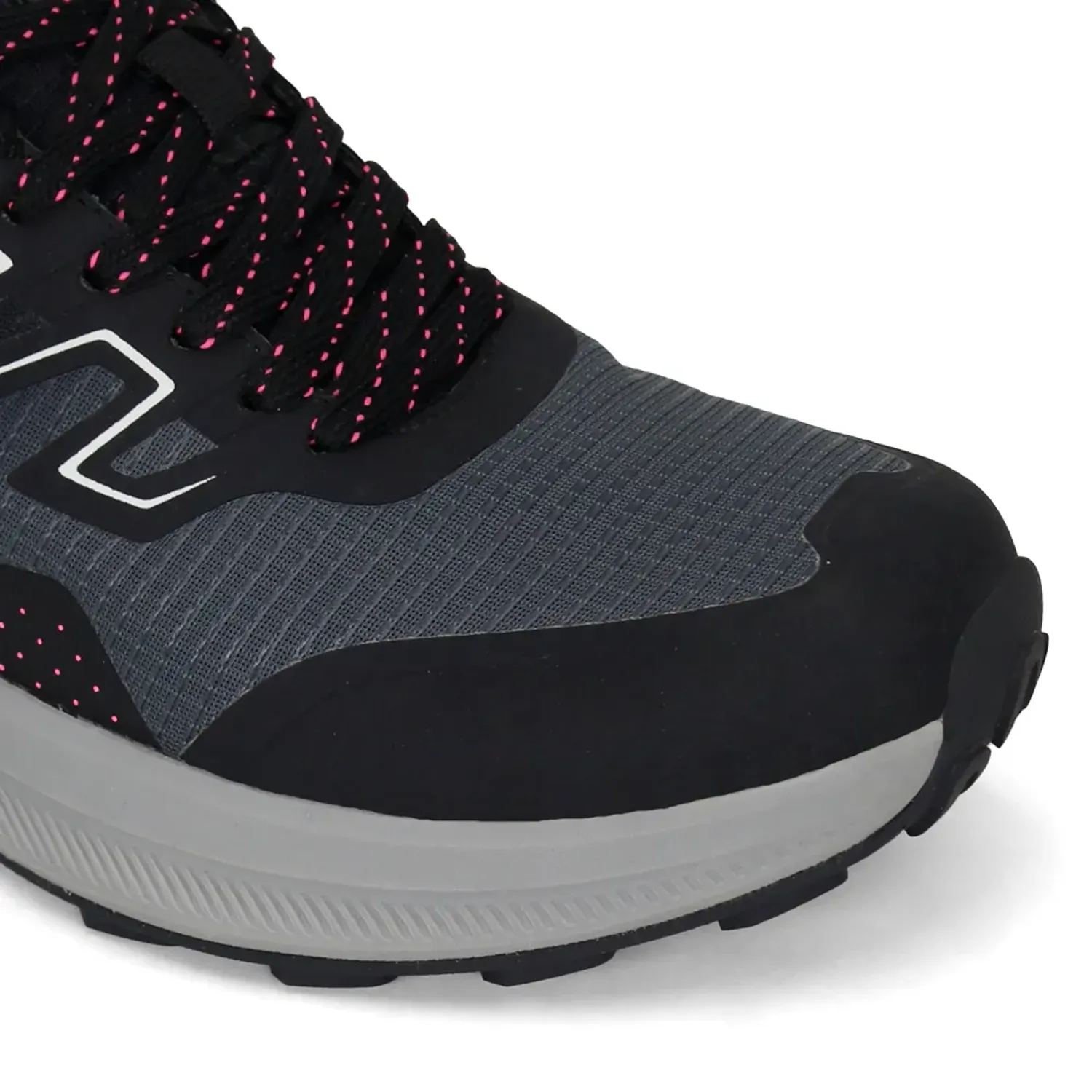 KAIDA Zapatillas Kaida Running Mujer 1771-M26q2-G color gris/negro/fucsia | Platanitos
