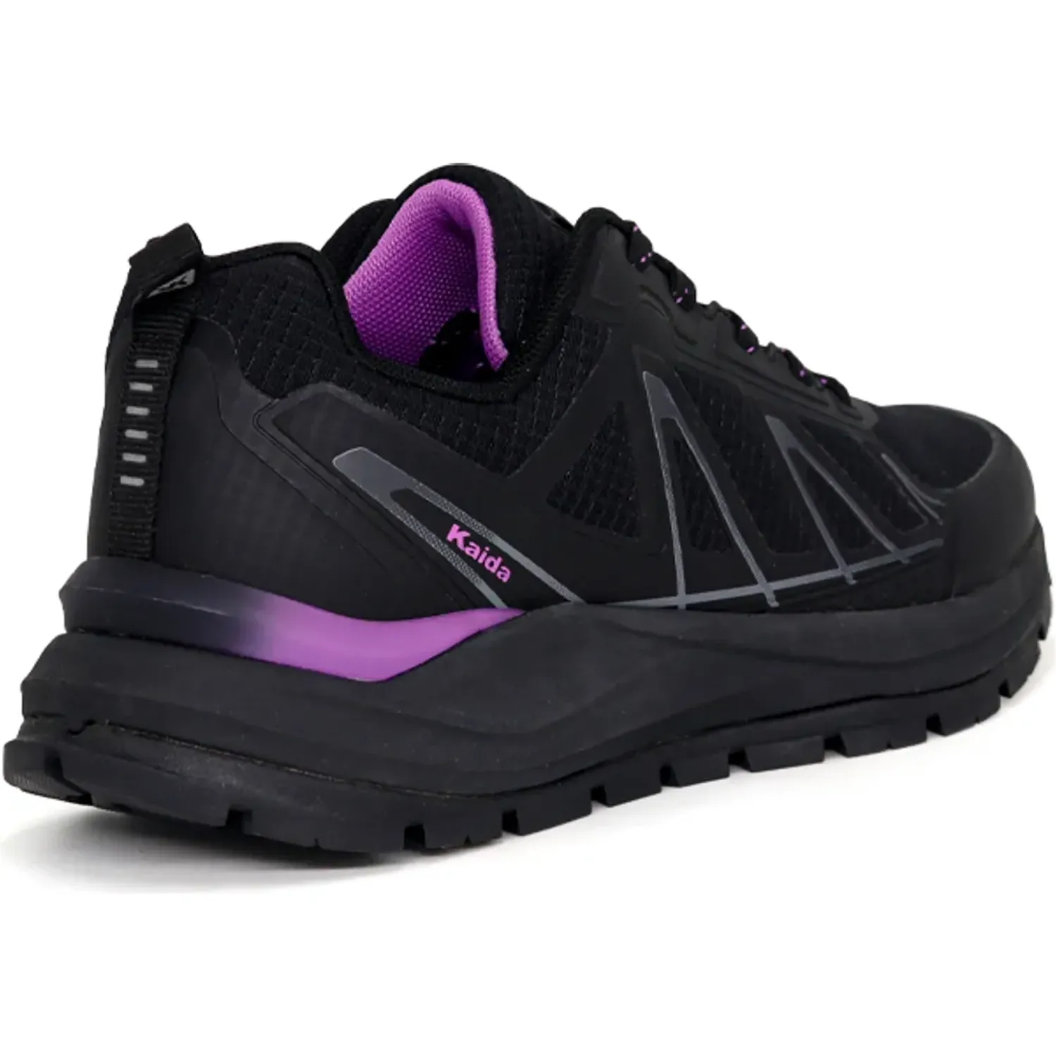 KAIDA Zapatillas Kaida Outdoor Mujer 1781-M26q2-N color negro / purpura | Platanitos