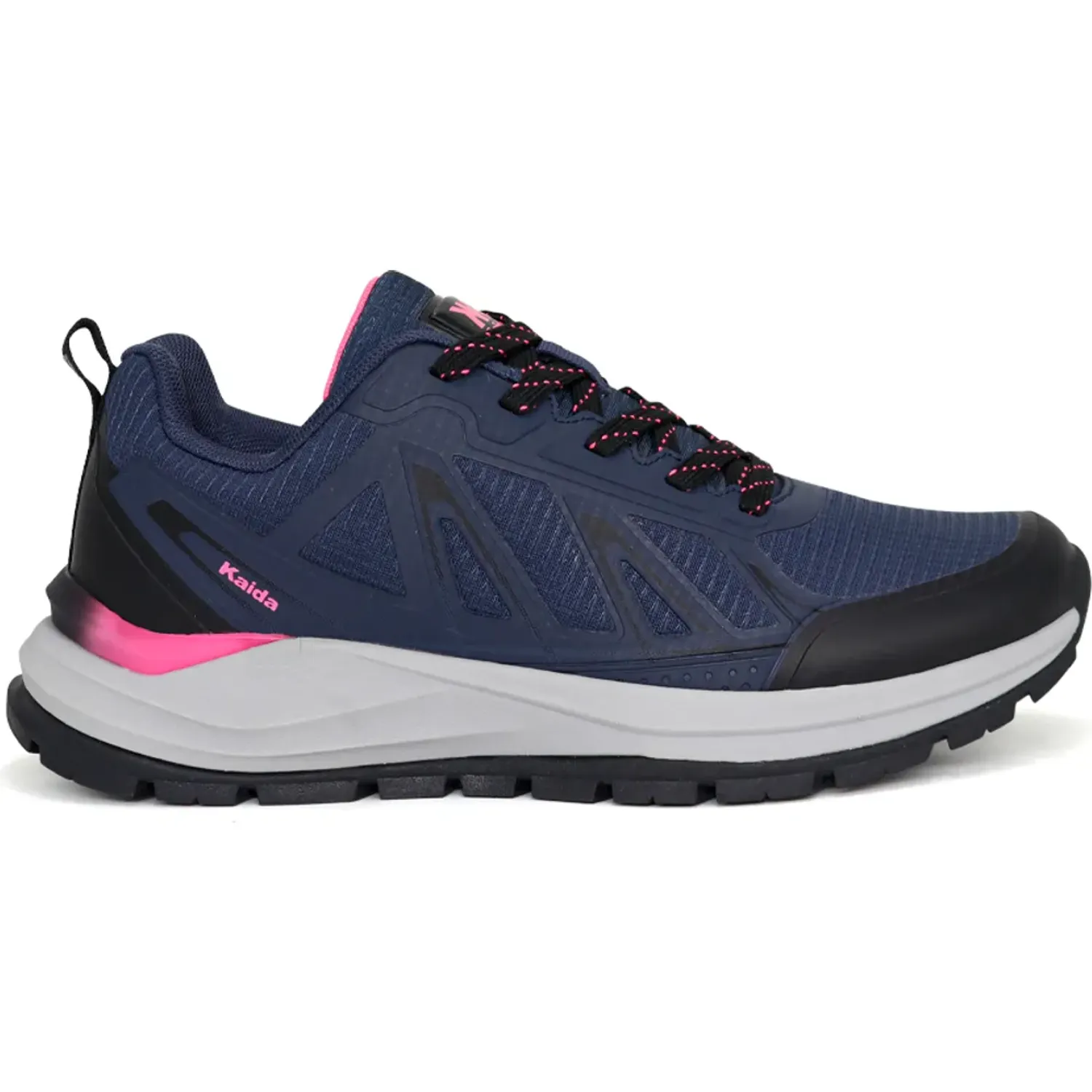 Zapatillas Kaida Outdoor Mujer  1781-M26q2 color marino / fucsia | Platanitos