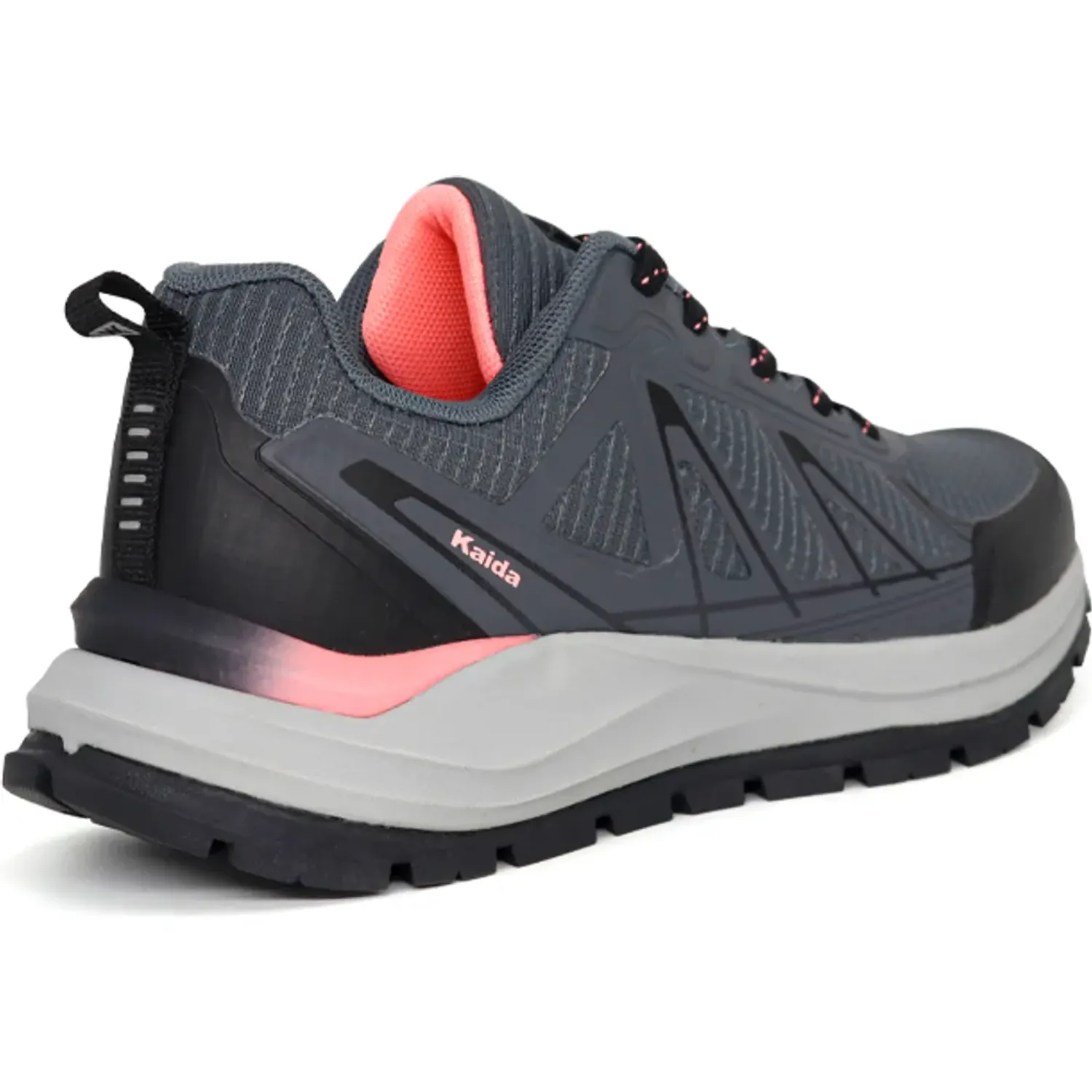 Zapatillas Kaida Outdoor Mujer  1781-M26q2-G color gris / melon | Platanitos