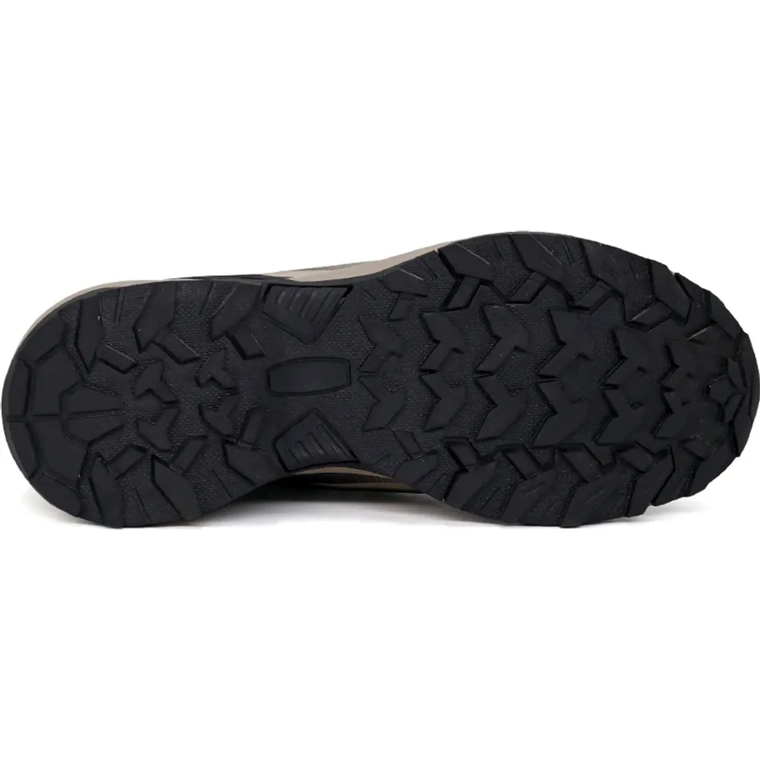 Zapatillas Kaida Botin Outdoor Mujer 2610-M26q2-B color beige/negro | Platanitos