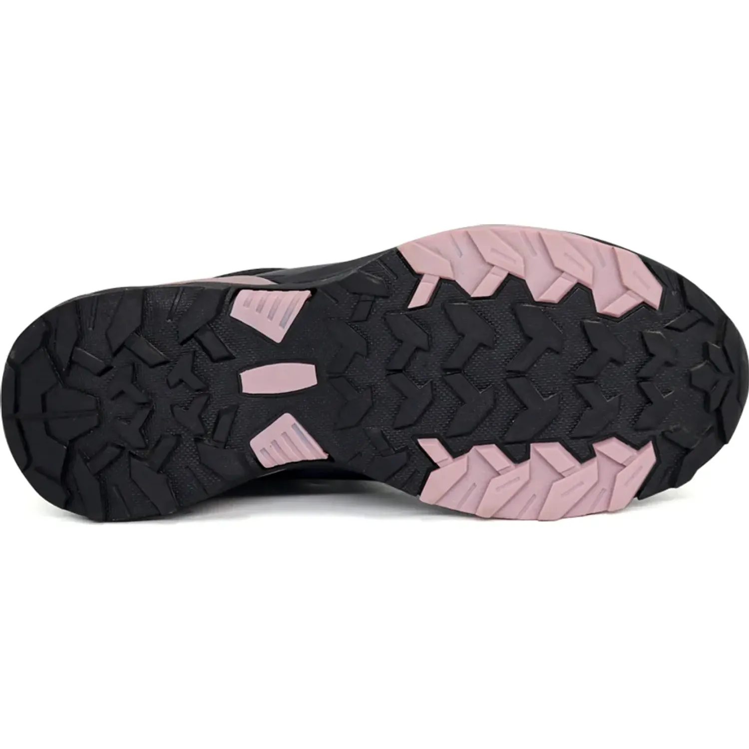 Zapatillas Kaida Botin Outdoor Mujer 2610-M26q2-N color negro/rosa | Platanitos