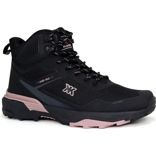 Zapatillas Kaida Botin Outdoor Mujer 2610-M26q2-N color negro | Platanitos