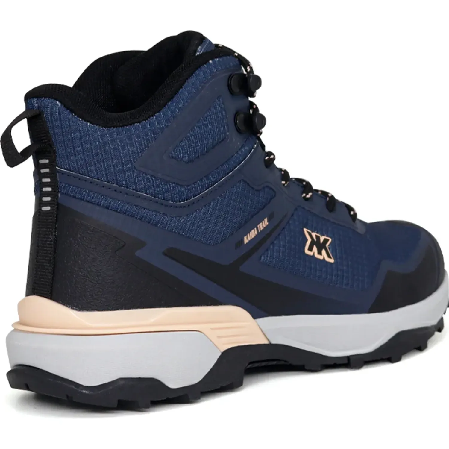 Zapatillas Kaida Botin Outdoor Mujer 2610-M26q2 color marino / durazno | Platanitos