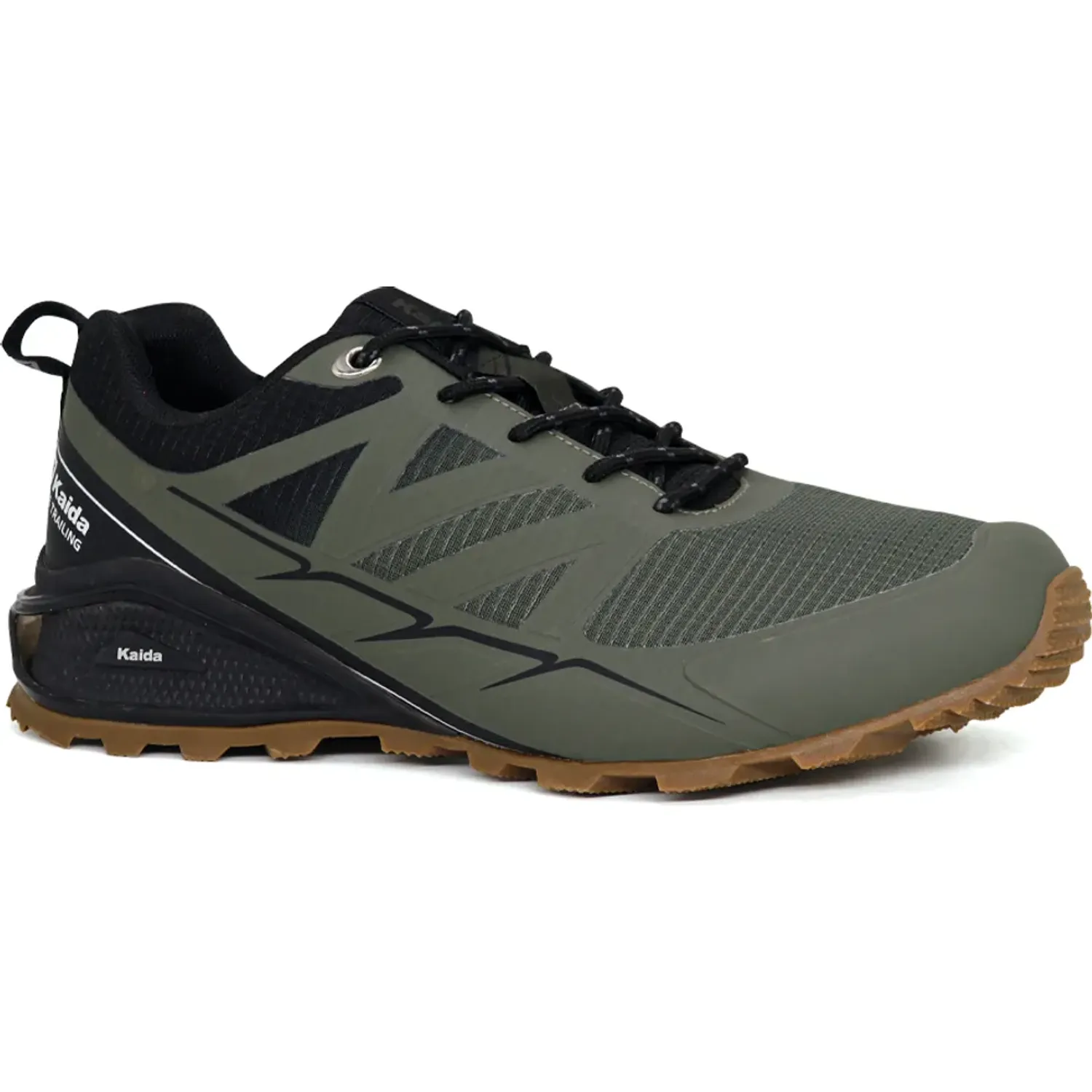 KAIDA Zapatillas Kaida Outdoor Hombre 1705-H26q2 color verde oscuro | Platanitos