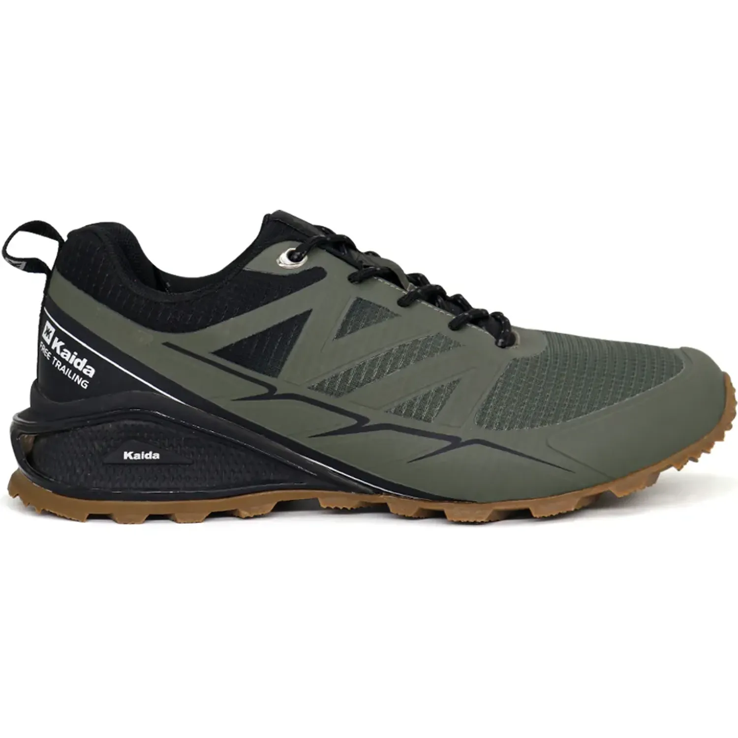KAIDA Zapatillas Kaida Outdoor Hombre 1705-H26q2 color verde oscuro | Platanitos