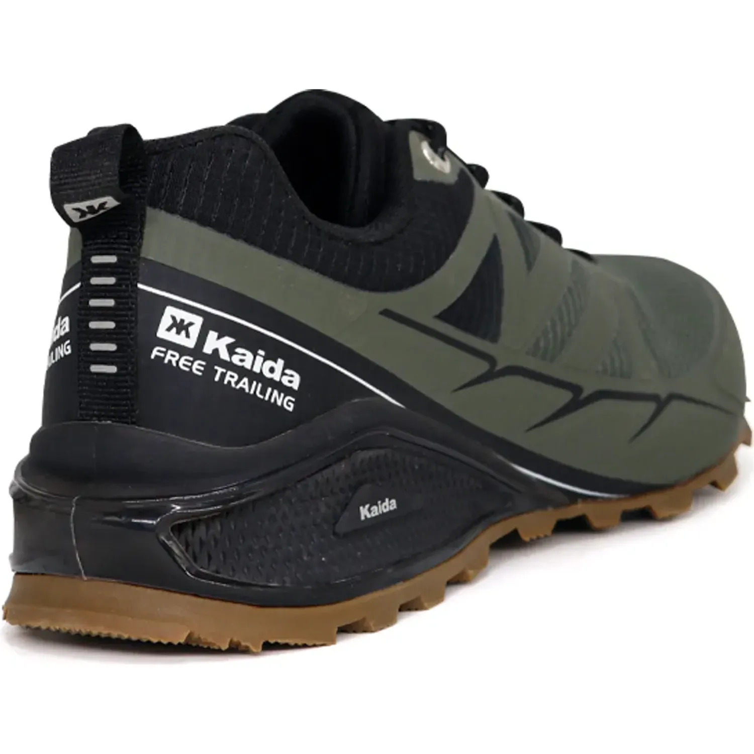 KAIDA Zapatillas Kaida Outdoor Hombre 1705-H26q2 color verde oscuro | Platanitos