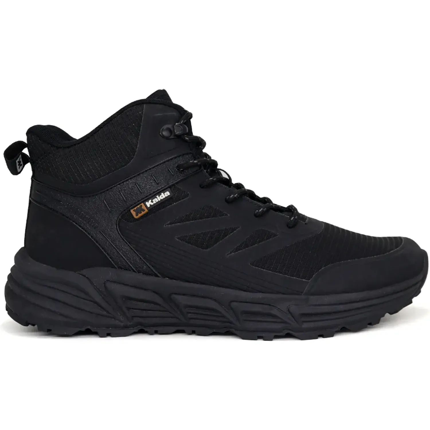 Zapatillas Kaida Botin Outdoor Hombre 1769-H26q2-N color negro | Platanitos