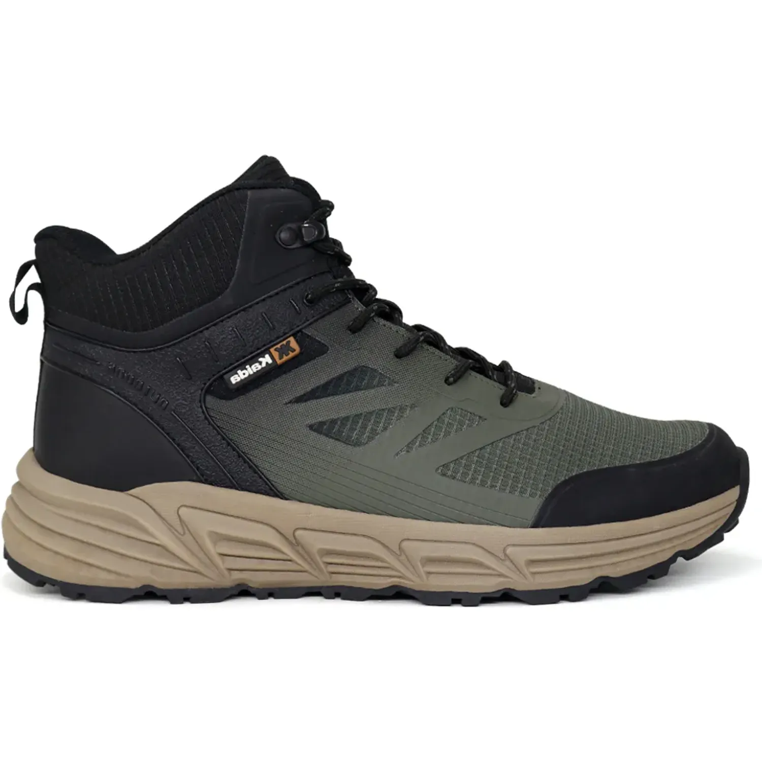 Zapatillas Kaida Botin Outdoor Hombre 1769-H26q2-O color olivo | Platanitos
