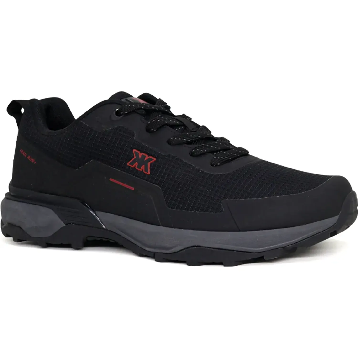 KAIDA Zapatillas Kaida Outdoor Hombre 1777-H26q2 color negro / rojo | Platanitos