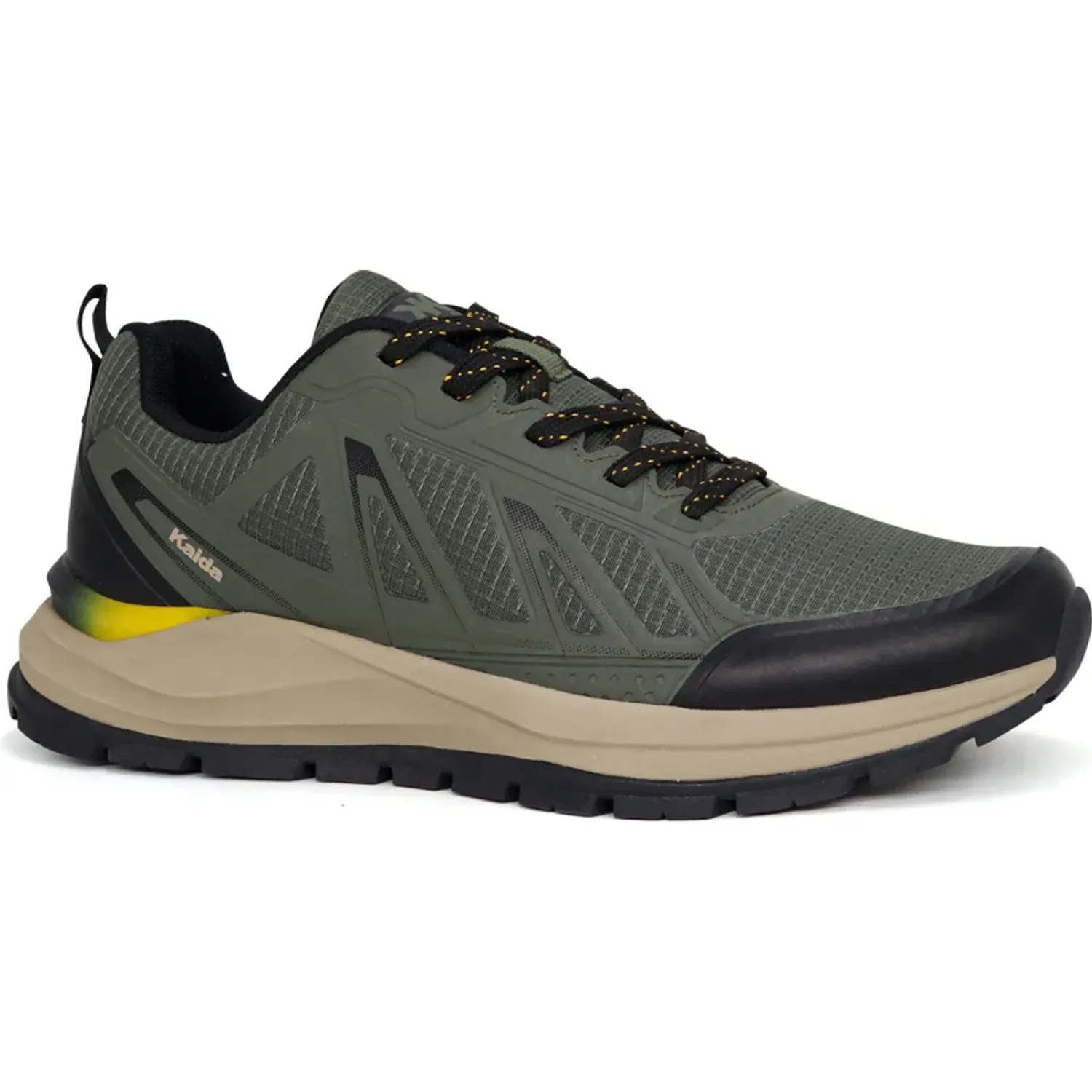 Zapatillas Kaida Outdoor Hombre  1781-H26q2 color olivo | Platanitos