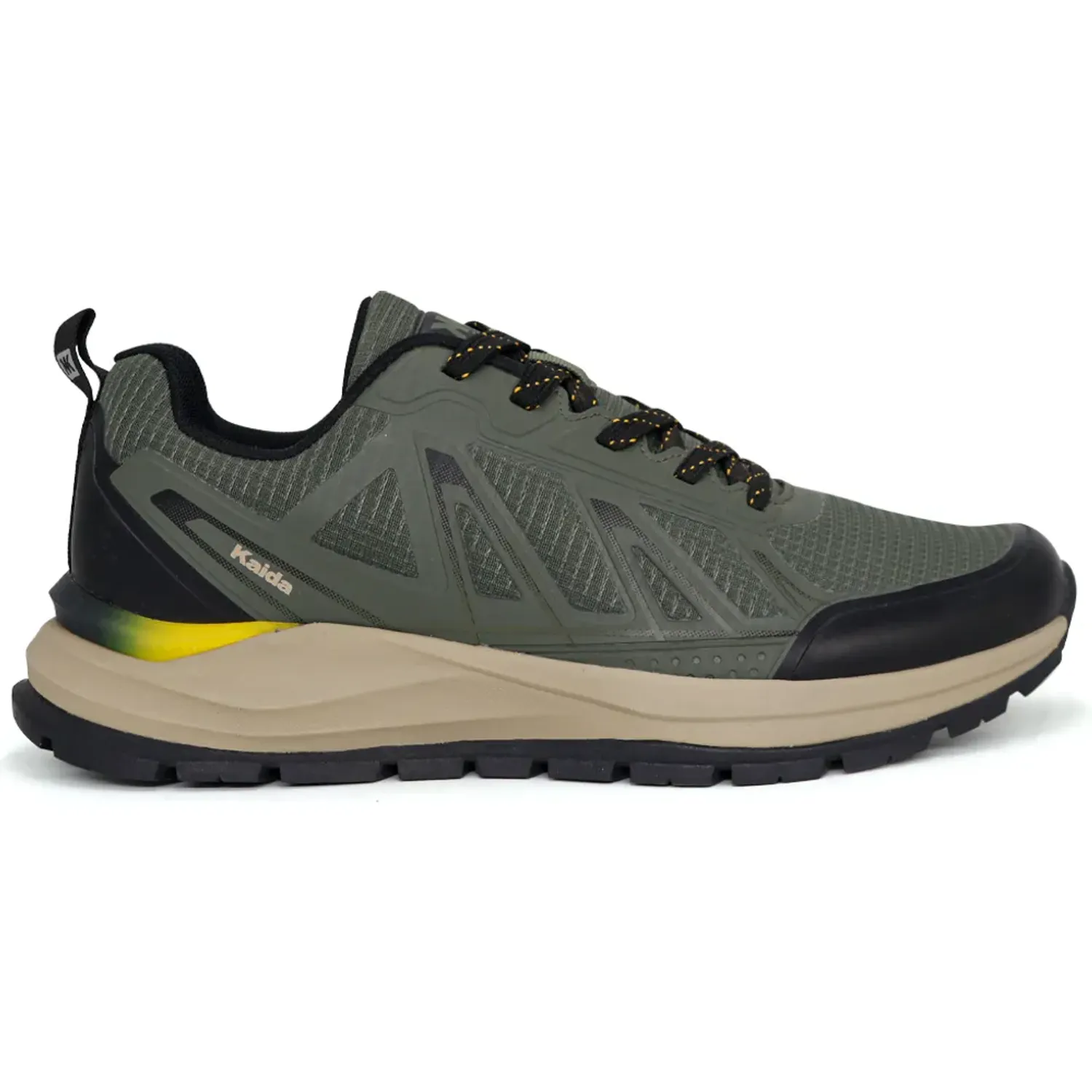 Zapatillas Kaida Outdoor Hombre  1781-H26q2 color olivo | Platanitos