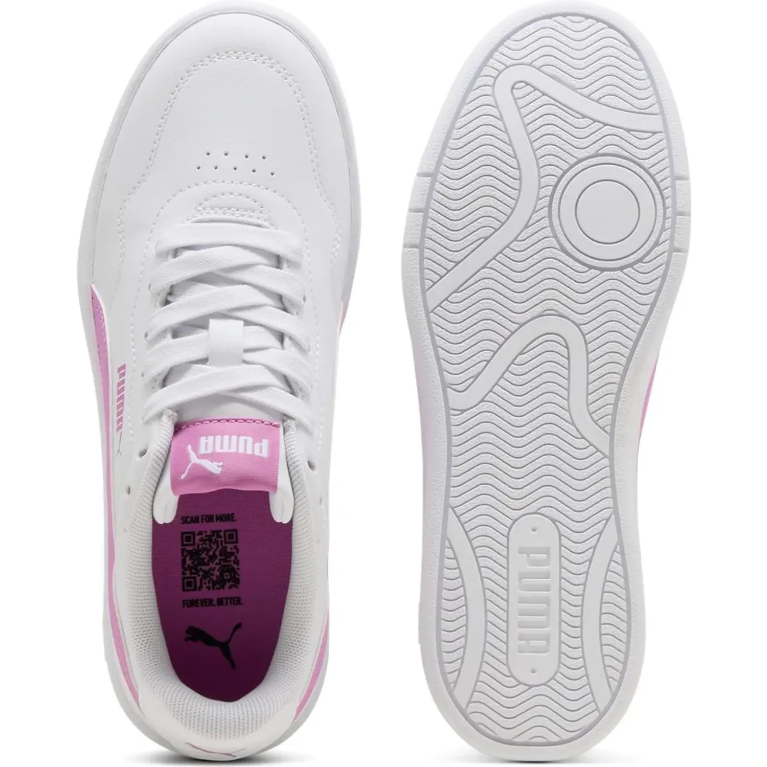 Puma Zapatillas Puma Urbanas Juvenil Court Lally Jr color blanco | Platanitos