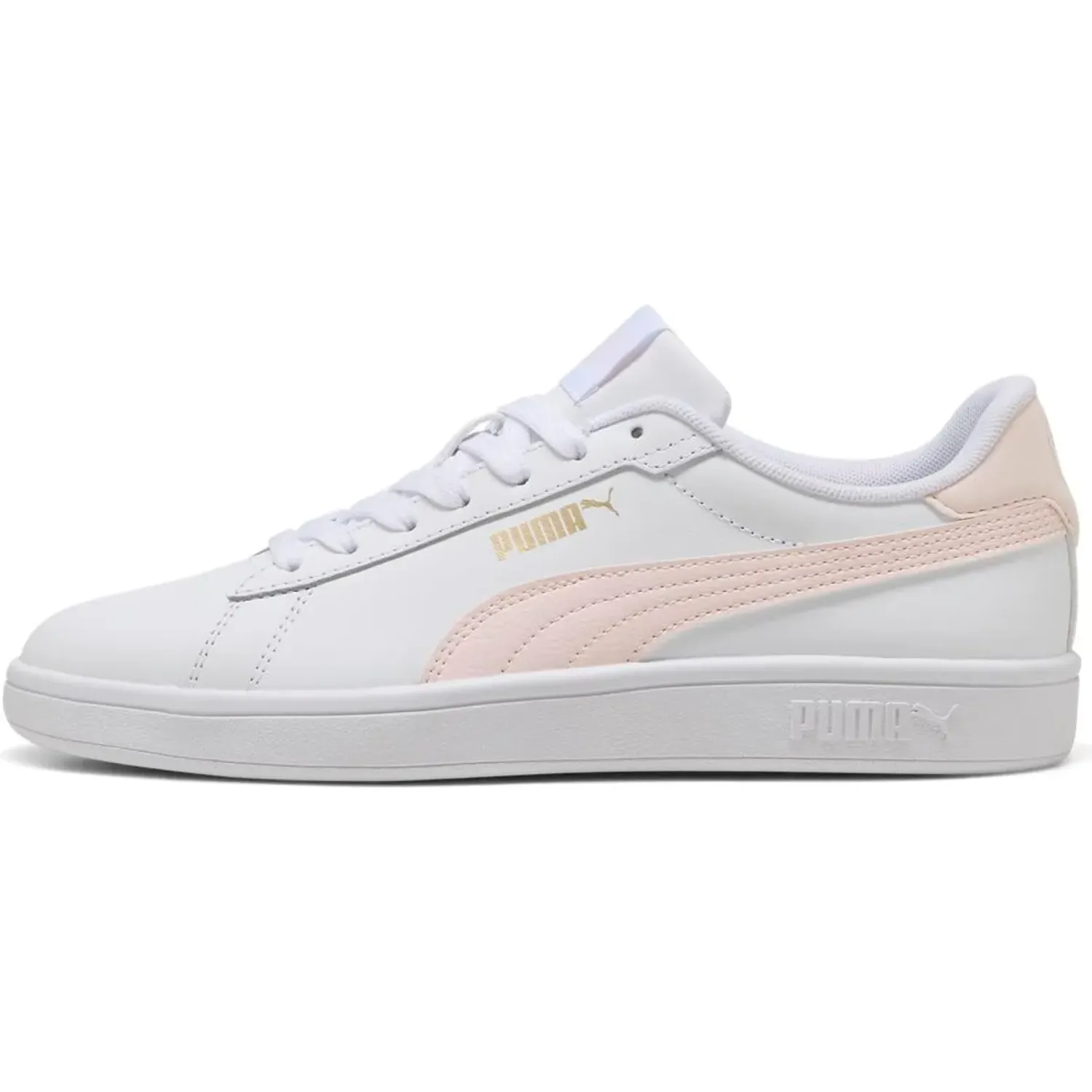 Zapatillas Puma Urbanas Mujer Smash 3.0 L color blanco | Platanitos