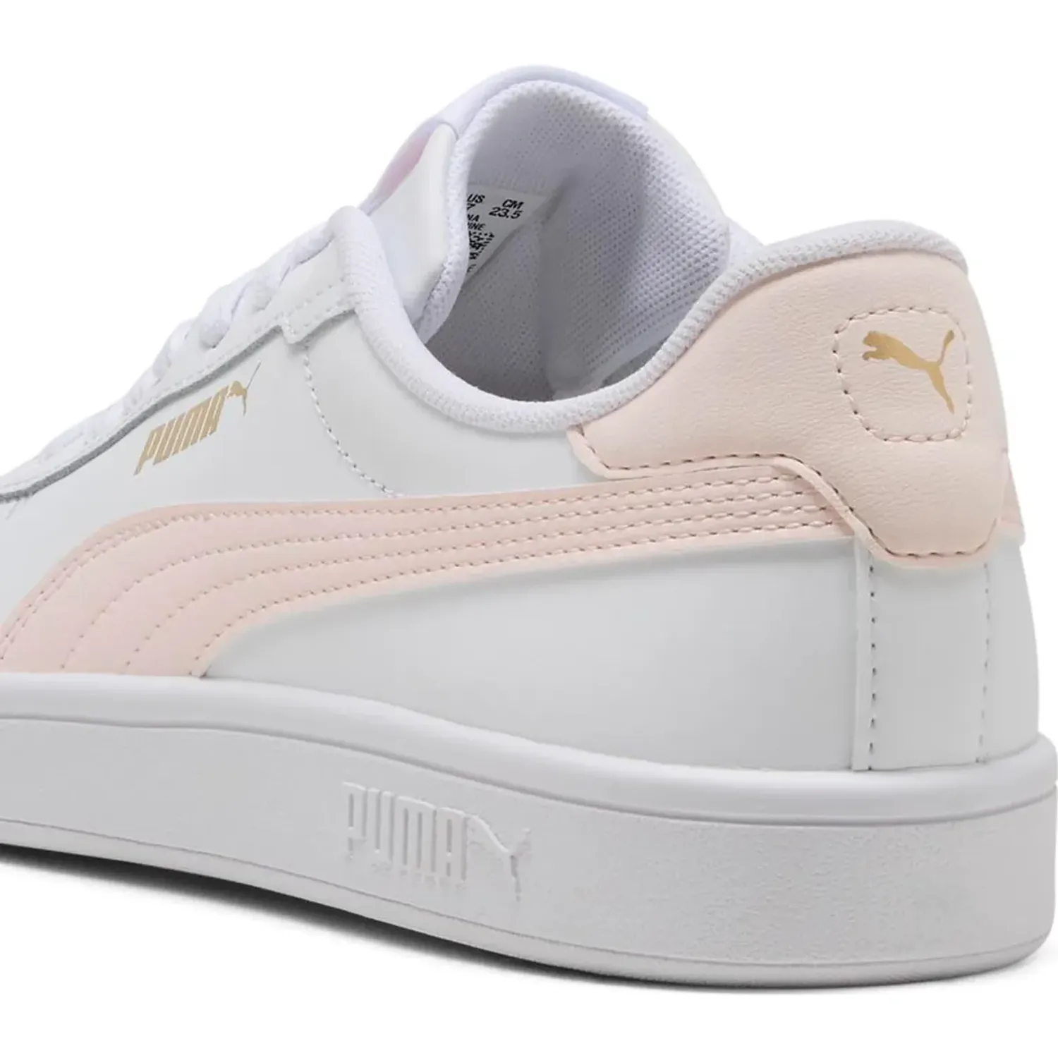 Zapatillas Puma Urbanas Mujer Smash 3.0 L color blanco | Platanitos